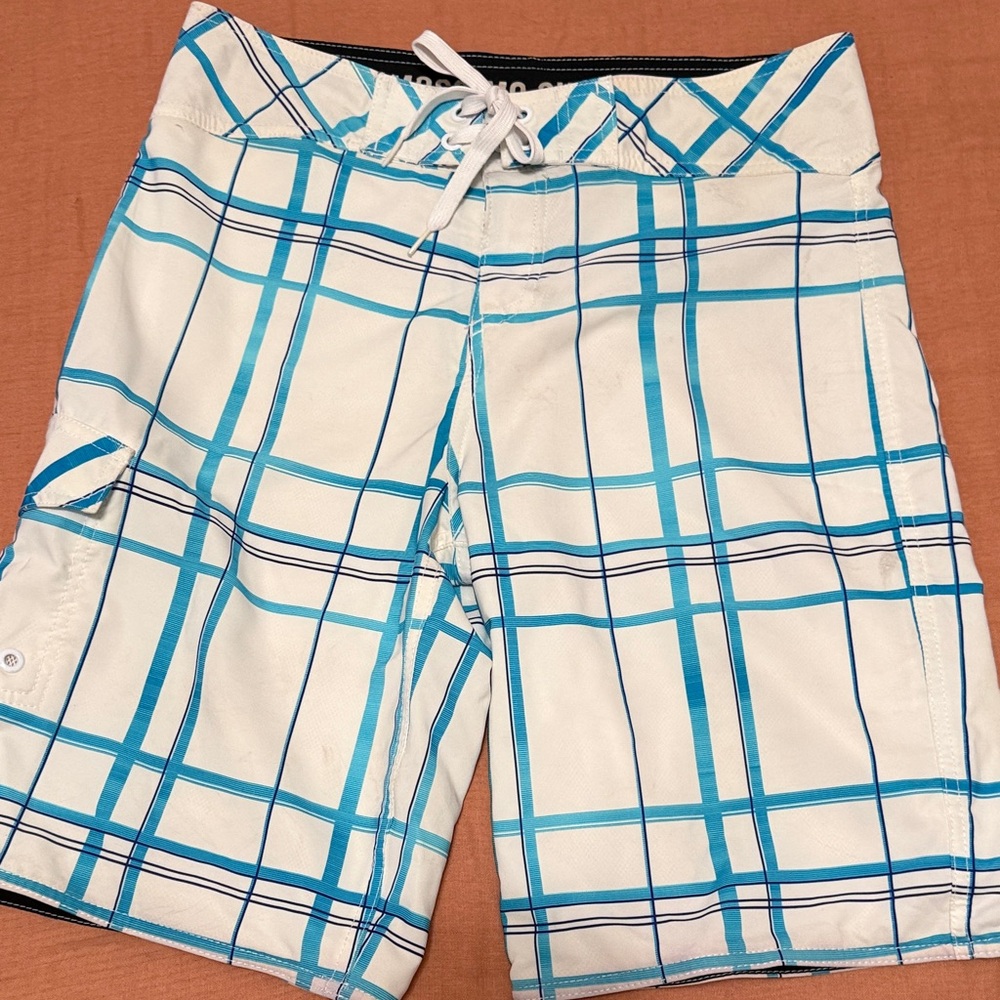 Mossimo Plaid Swim Trunks size 32